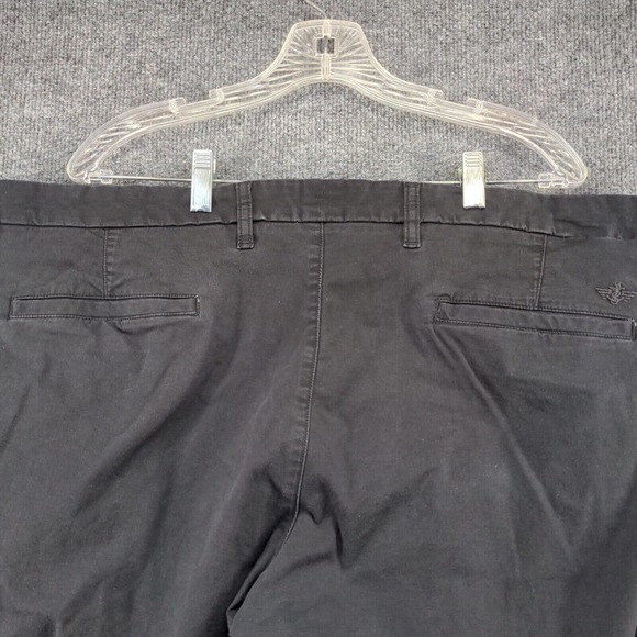 Dockers Mens Supreme Flex Ultimate Chino Shorts Black Size 44 Cotton Blend - Picture 8 of 14